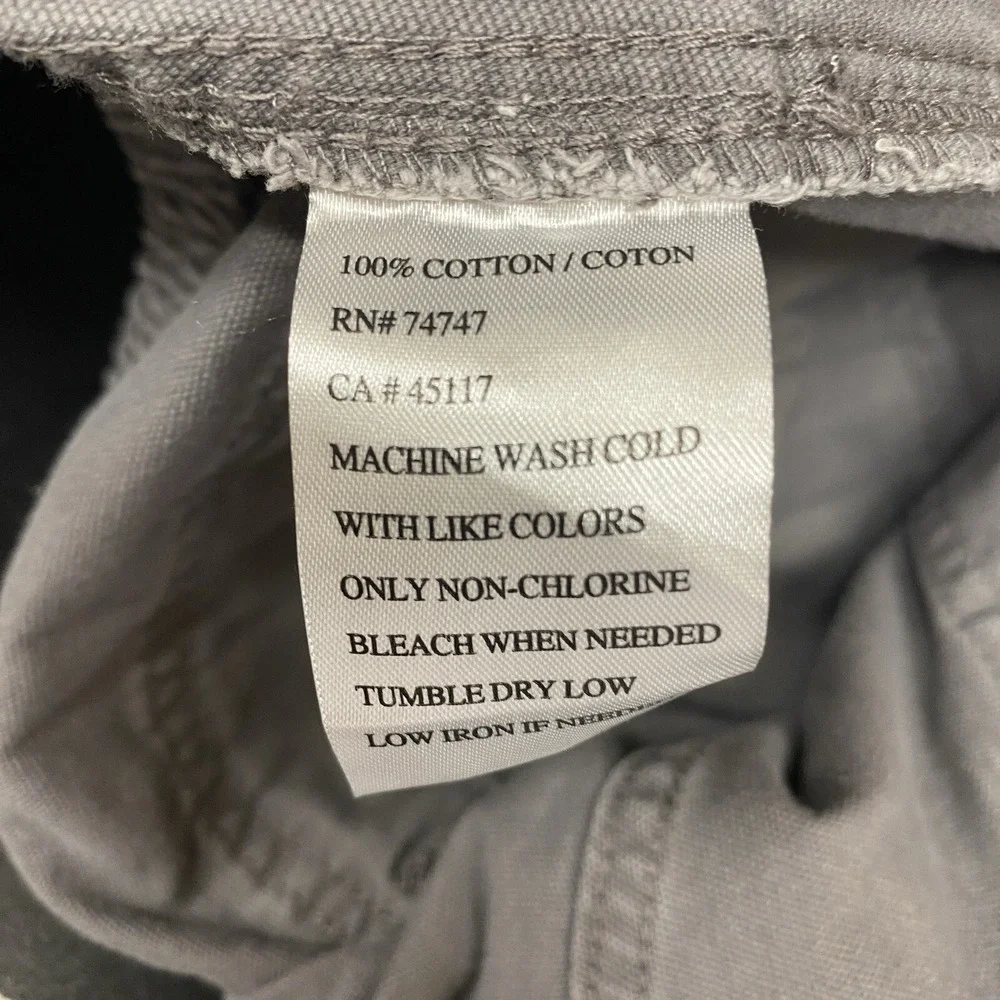 Red Head Shorts Men Cargo Gray Sz 42 Flex Waist 100% Cotton Utility Canvas Hike